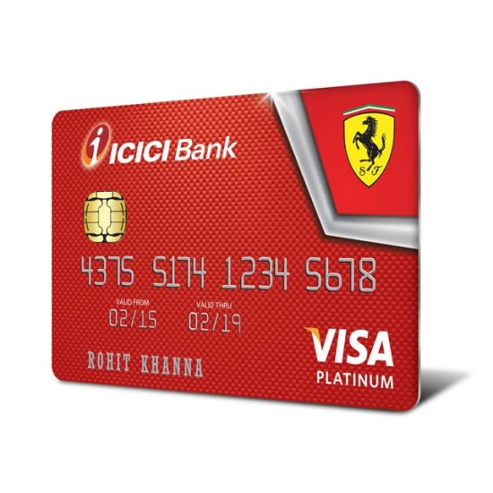 ICICI Bank Launches Ferrari Range of Credit Cards