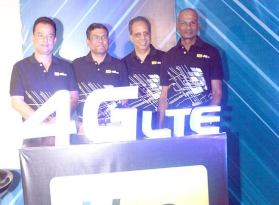 Idea Cellular officials during the launch of 4G LTE services in Dimapur on Tuesday(Mar 8)