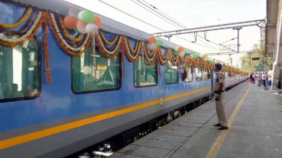 India's fastest train flagged off