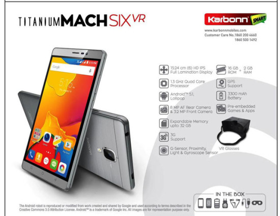 Karbonn launches its VR Smartphone range