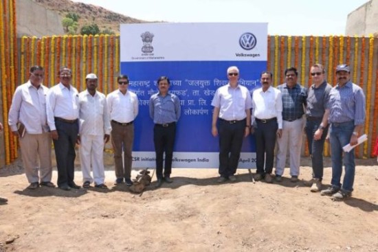 Volkswagen India builds water bandharas
