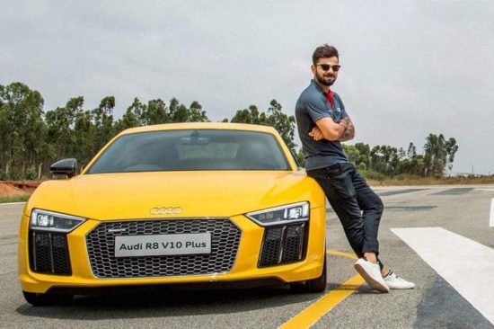 Virat Kohli launches Audi R8 V10 Plus