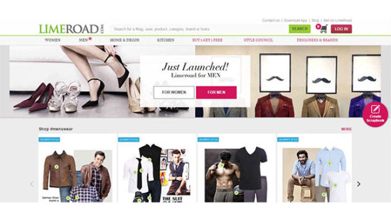 Fashion e-tailer Limeroad enters menswear segment
