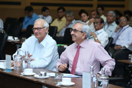 Mr. Jamshyd Godrej and Mr. Nadir Godrej at Waste Management Conclave organised at Godrej Office in Vikhroli