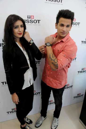 Prince Narula and Anuki Tchokhoelidze at Tissot SIS