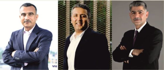 (L-R) - Sudhanshu Vats, Group CEO, Viacom18, Gaurav Gandhi, COO, Viacom18 Digital Ventures, Siddharth Jain, Senior VP and MD, South Asia, for Turner India