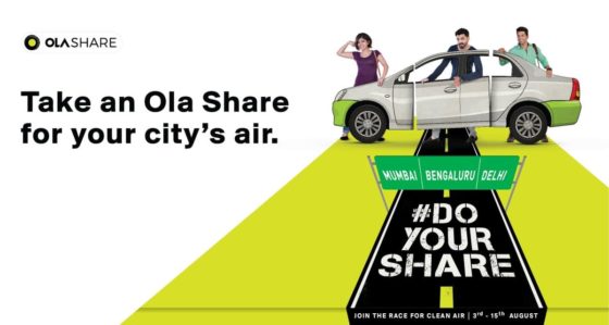 Ola’s ‘#DoYourShare’ Campaign to reduce Carbon Emissions
