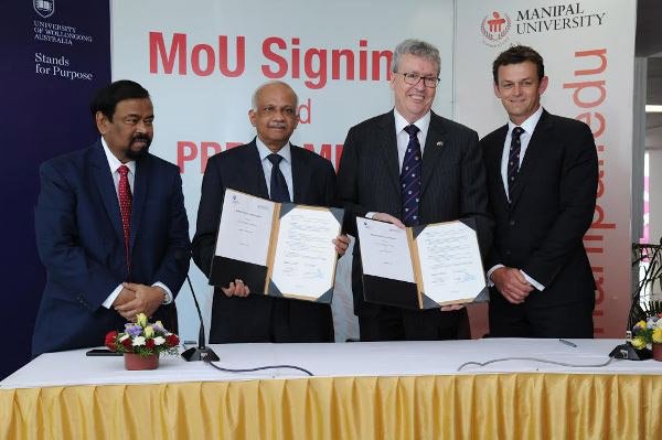 Manipal University signs MoU with University of Wollongong, Australia