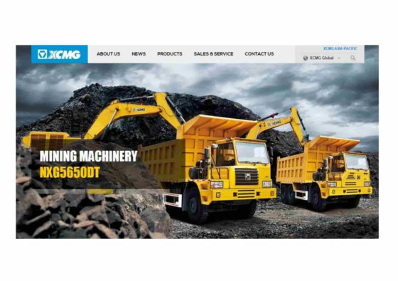 Founded in 1989, XCMG is a Chinese Government owned  multinational heavy machinery manufacturing company that currently ranks ninth in the world's construction machinery industry. It exports to more than 173 countries and regions. http://www.xcmg.com/en-ap/
