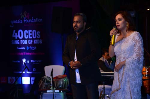 Dia Mirza at Genesis Foundation, 40 CEOs sing for a cause