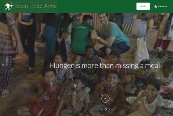 Robin Hood Army - a volunteer based organisation. http://robinhoodarmy.com/