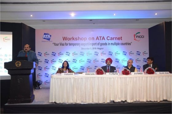  Mr. P.S. Pruthi and Mr. A.K. Pandey Asst. Commissioner of Customs, Customs & Service Tax, Nagpur interacted with the participants of the Workshop on ATA Carnet