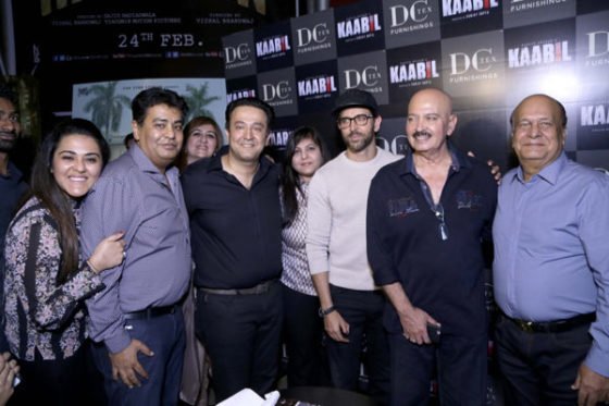 Hrithik Roshan Celebrates ‘Kaabil’ with Dicitex Furnishings