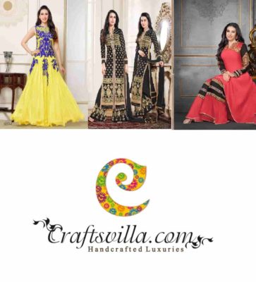 Founded in 2011 by Manoj and Monica Gupta, Craftsvilla is the largest online ethnic store for sarees, salwar suits, lehengas, kurtis, palazzos, skirts, jewellery, accessories and home decor. A wide range of categories have been recently added in the ethnic wear section to provide creative and diverse options for all kinds of occasions, be it casual, office, festive, fusion or party. Craftsvilla is funded by globally renowned venture capital funds including Sequoia Capital, Nexus Venture Partners, Lightspeed Venture Partners, Global Founders Capital and Apoletto. Visit  www.craftsvilla.com