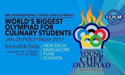 Young Chef Olympiad 2017 hosted by IIHM and supported by the Ministry of Tourism, Government of India. http://www.iihm.ac.in/