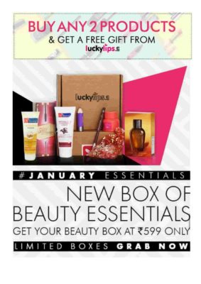 luckylips.in is every woman's complete beauty destination. They provide quality products and deliver them at your doorsteps. The company's motto is to  make customers immensely happy, with a box of surprises.