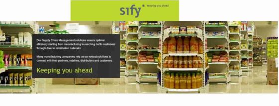 Sify Technologies Limited (NASDAQ: SIFY), a leader in Managed Enterprise, Network, IT and Applications services in India with global delivery capabilities. http://corporate.sify.com