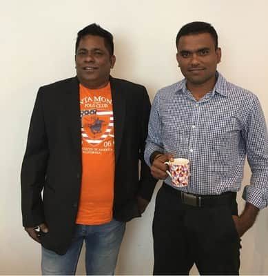 Sun Telematics Co-Founders Antony Sheen (CEO) and Sasi Armugham (CTO)