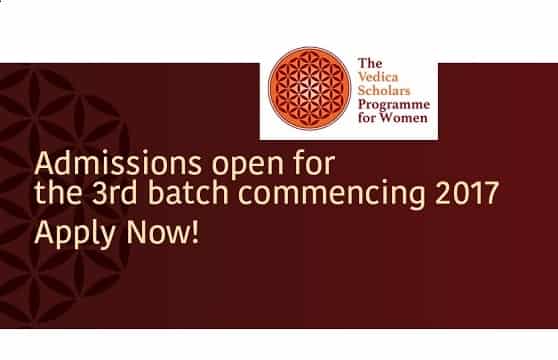 The Vedica Scholars Programme for Women (VSPW) is a unique alternative to the traditional MBA programme, which will create a cadre of successful women professionals for the 21st century. Vedica’s mission is to prepare women with potential to achieve fulfilling careers. It is an 18-month full-time, residential, post-graduate certificate offered jointly by the Vedica Foundation and the Sri Aurobindo Centre for Arts and Communication.