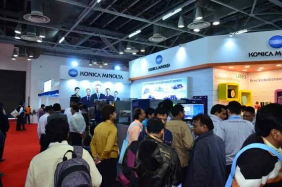 Konica Minolta Demonstrates Its Cutting Edge Printing and Web Solutions At Printpack India 2017.