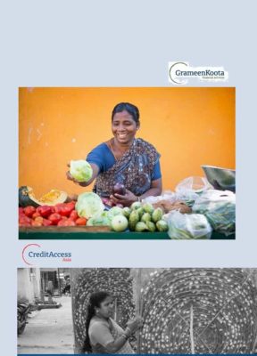Headquartered in Bangalore, Grameen Koota Financial Services Private Limited (Grameen Koota) is currently operational in five states with 390 branches. Currently, its portfolio size is Rs.3065 Cr with a customer base of over 1.6 mn in the states of Karnataka, Maharashtra, Tamil Nadu, Madhya Pradesh and Chhattisgarh.