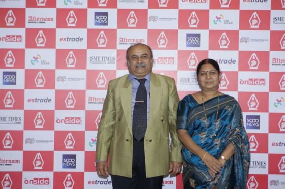 Dr. Mallikarjun G Hiremath - Principal and Ex-Officio Secretary of Karnataka Law Society’s Gogte College of Commerce, and his wife Mrs. Hiremath