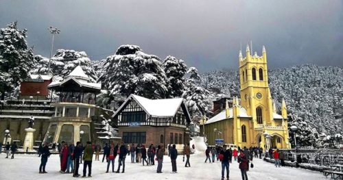 Tourists choose Shimla over Kashmir for peaceful atmosphere