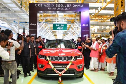 Jeep Rolls Out First Made-in-India Compass Compact SUV