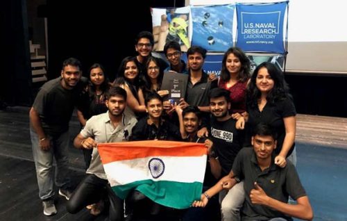 Global aerospace competition won by Indian students