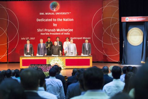 President Dedicates BML Munjal University to the Nation