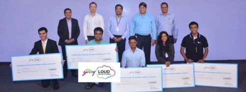 Godrej LOUD 2017 -  Winners with the Judges