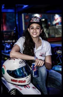 Racing Sensation MIRA ERDA at the launch of RED BULL KART FIGHT