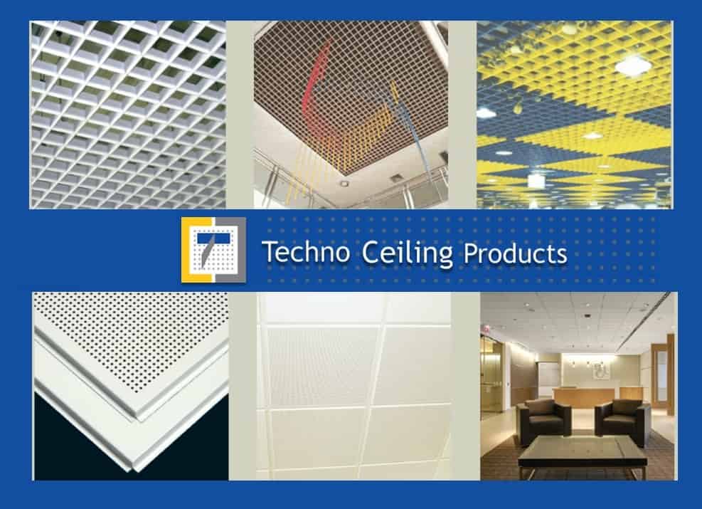 techno ceiling-min (1) Techno Ceiling products started in 2006 with a few lines of sheet metal working, has become the largest integrated manufacturing facility in India for ceiling products, framings, grids and ceiling tiles all under one roof.