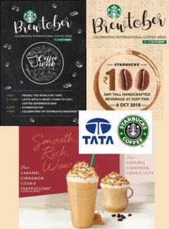 Starbucks entered the Indian market in October 2012 through a 50/50 Joint Venture with Tata Global Beverages Limited and currently operates 128 stores in India across Mumbai, Delhi NCR, Hyderabad, Chennai, Bengaluru, Kolkata and Pune, through a network of over 1,700 passionate partners (employees). 