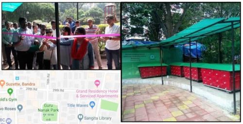 Implementation of CREDAI Clean City Movement at BMC's Park in Bandra, Mumbai - A CRS Project by Rustomjee in Association With BMC